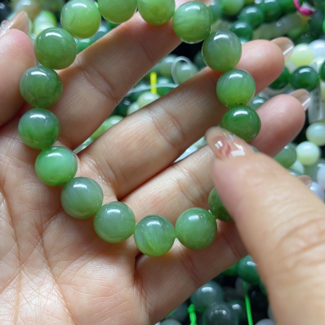 和田玉手链未镶嵌