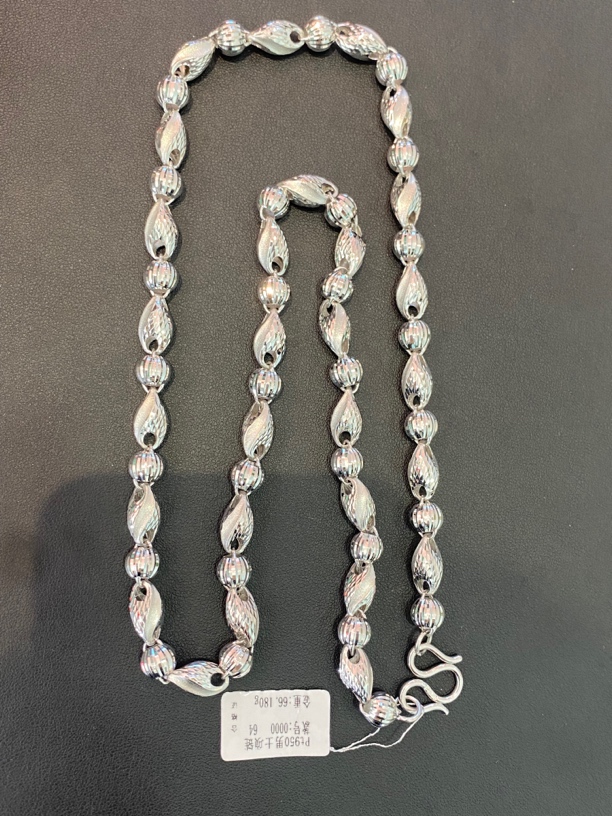 铂金PT950海螺间珠链