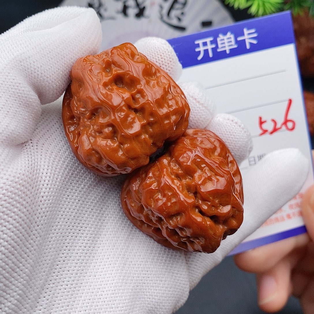 文玩核桃把件38蛤蟆头526