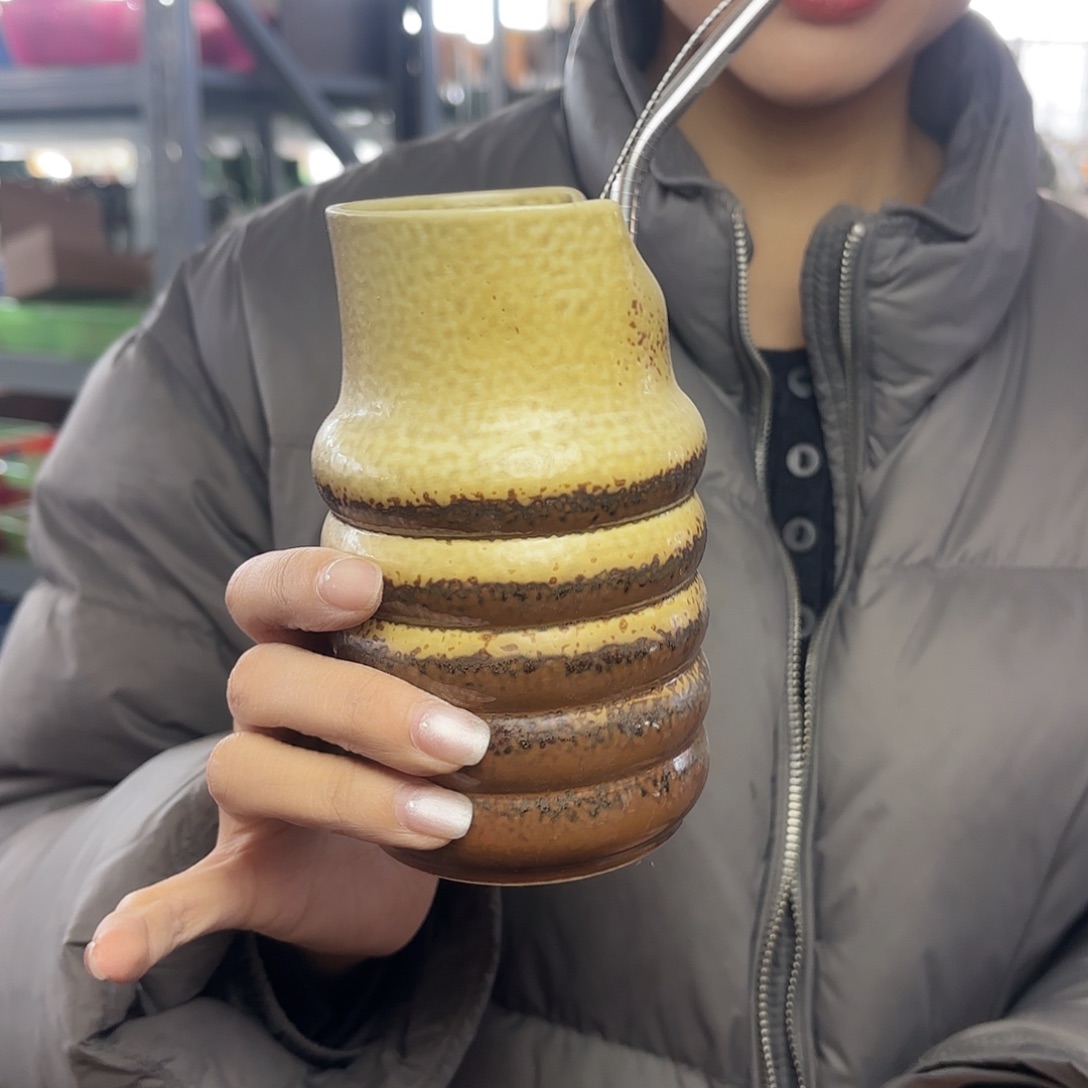 龙泉云间青瓷小米茶器