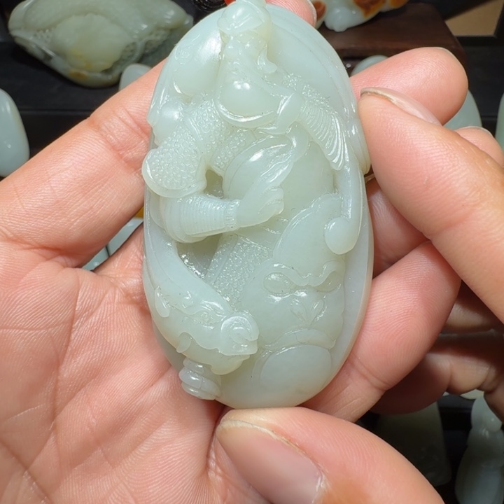 颈饰未镶嵌和田玉海**川