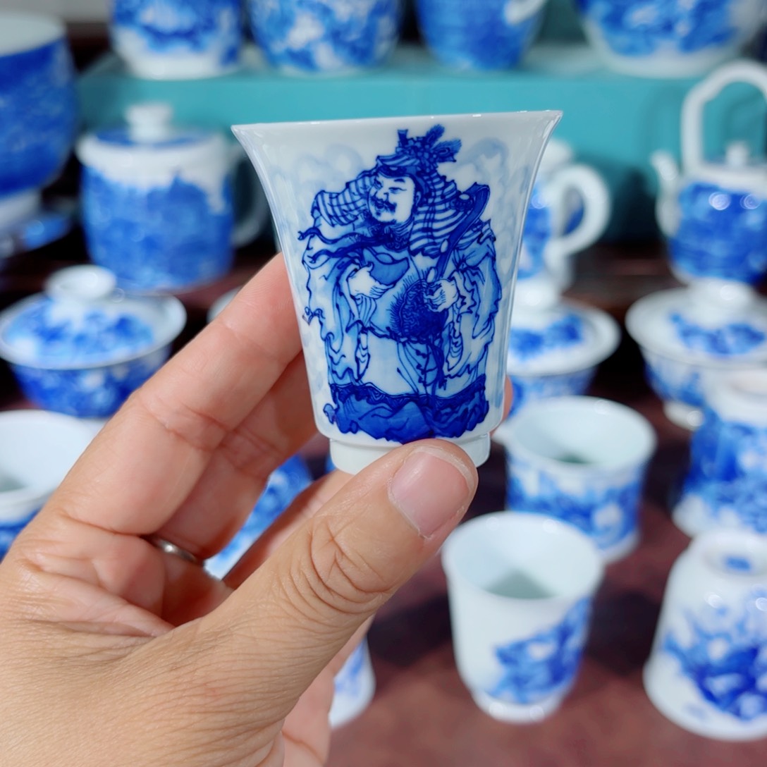 杯全手工全手绘陶瓷