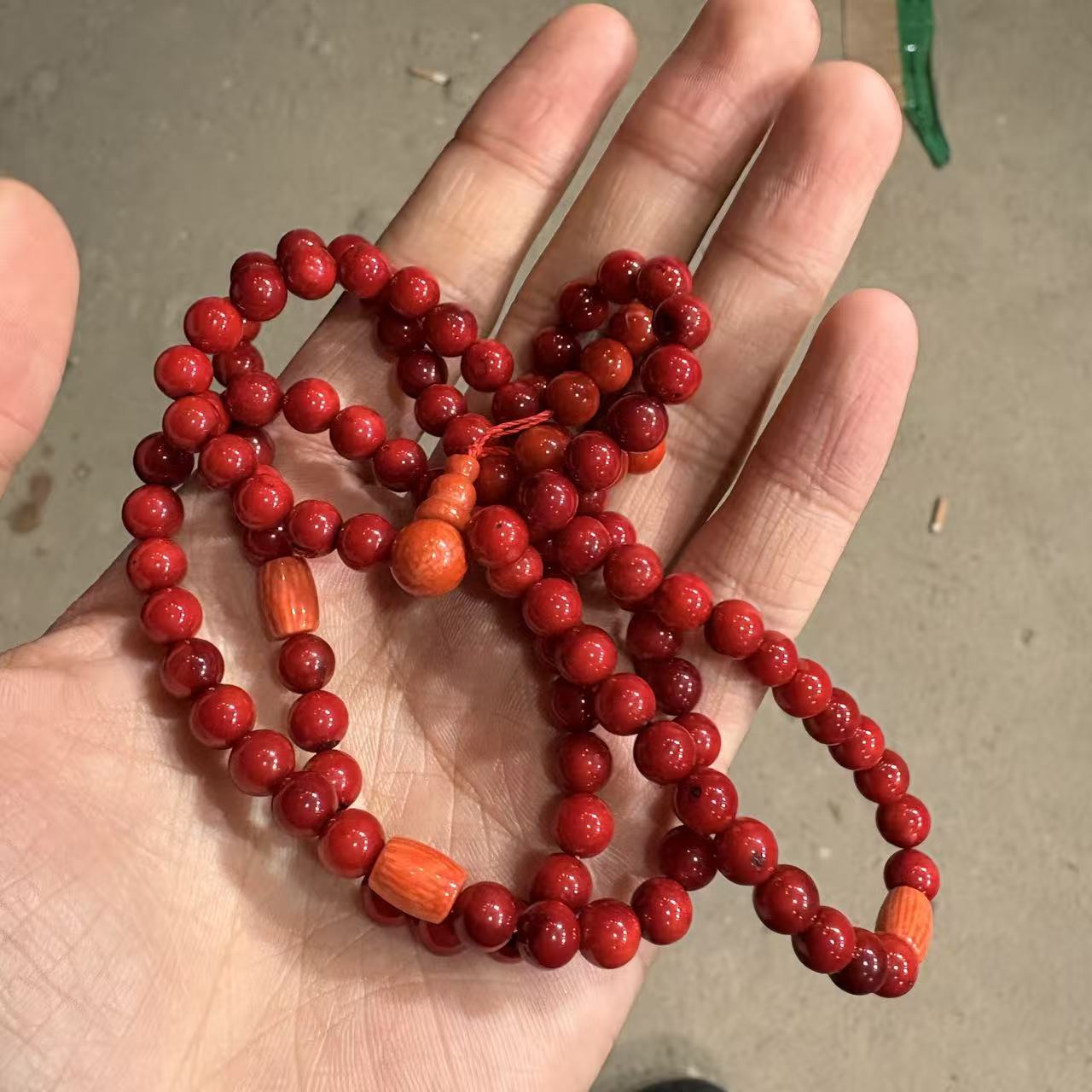 非金属羽毛项链 三姑娘牛血红项链多样性发其一s729