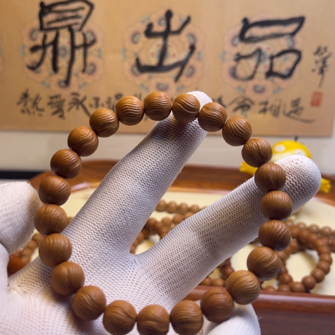 吊坠猴头核桃纯手工雕刻定风珠