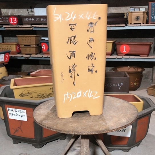 紫砂紫砂花盆包邮