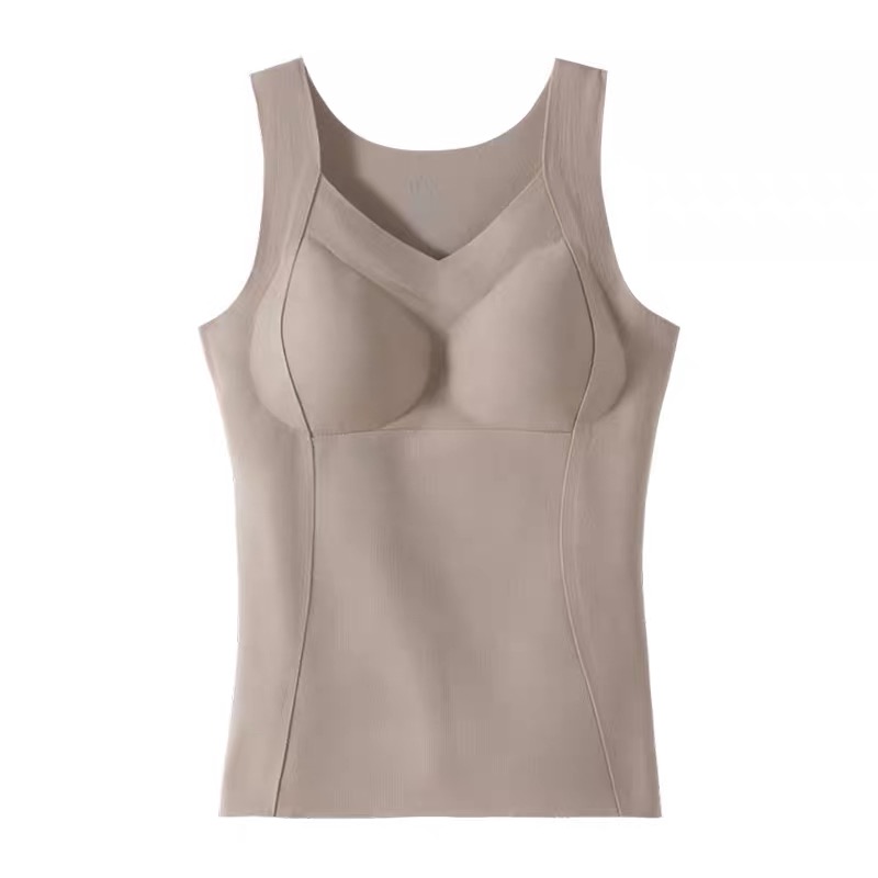 N0185背心极简风奢华风修身型冬季秋冬背心加绒保暖轻盈弹性