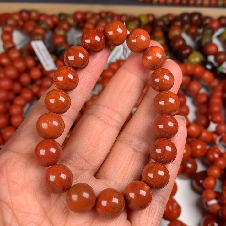 南红玛瑙手链未镶嵌