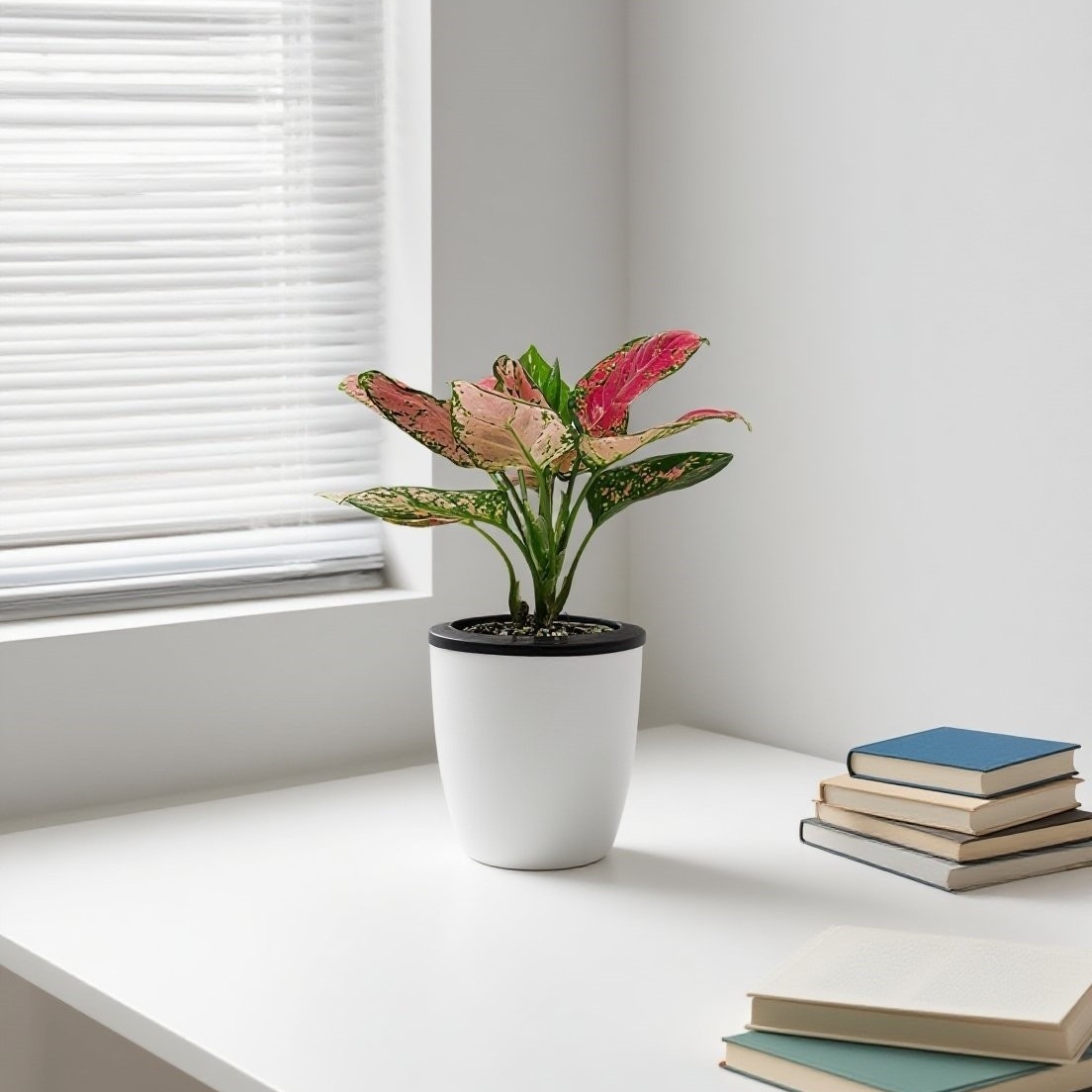 红颜懒人盆栽办公室书桌桌面盆栽绿植带盆观叶植物摆件套盆