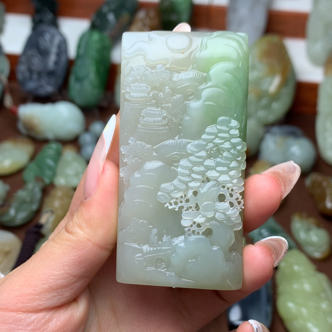 和田玉挂件未镶嵌