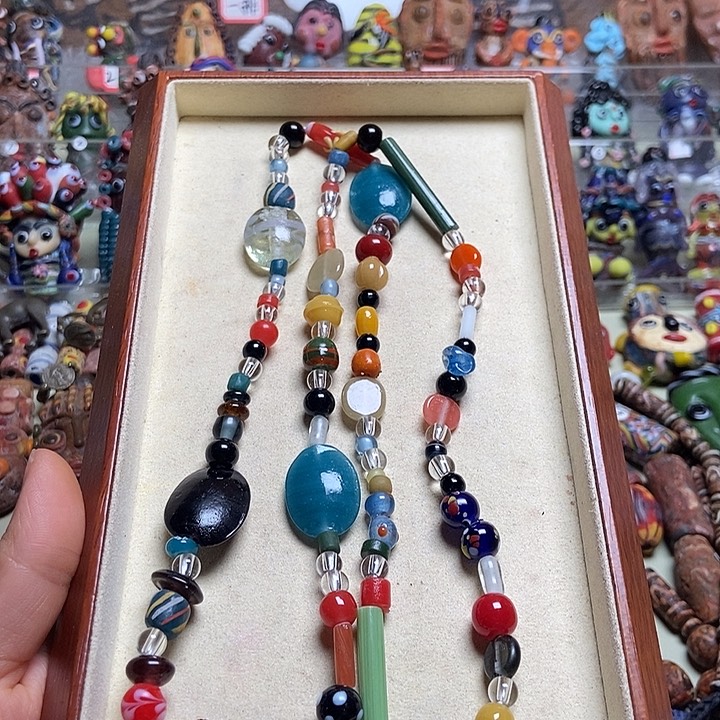 琉璃颈饰福利多宝链一条007