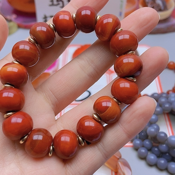 【闪购商品】玛瑙/玉髓珠宝半成品未镶嵌那**海