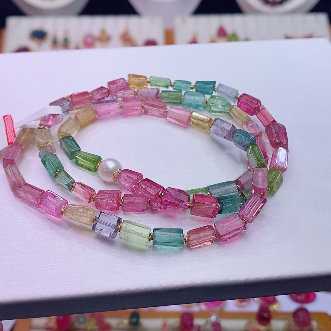 碧玺手链未镶嵌碧玺手链