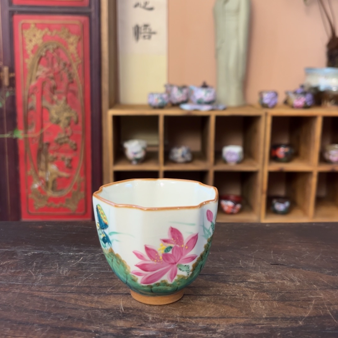柴烧手工手绘陶瓷
