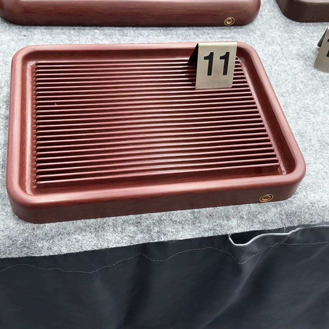 积***！40305红色电木茶盘电木