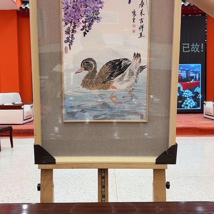 国画雷鸣东老师展览原作