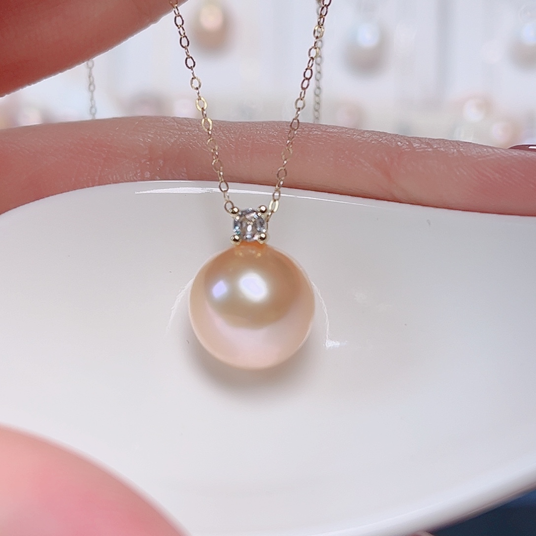 淡水珍珠未镶嵌吊坠(赠链)