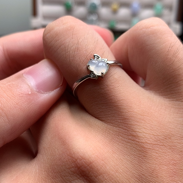 颈饰未镶嵌翡翠天然