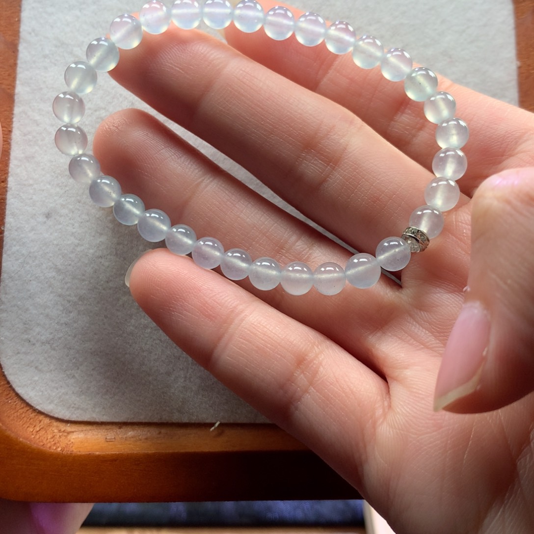 翡翠未镶嵌手链5mm