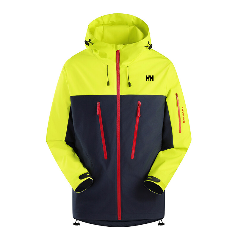 HELLY HANSEN情侣款男女硬壳冲锋衣防风防水透气适合徒步骑行登山