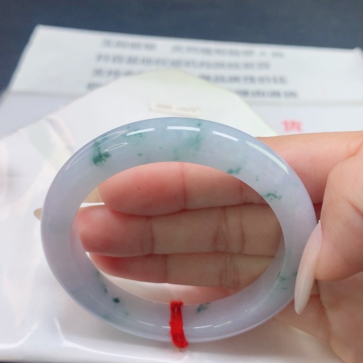 翡翠未镶嵌手镯5455
