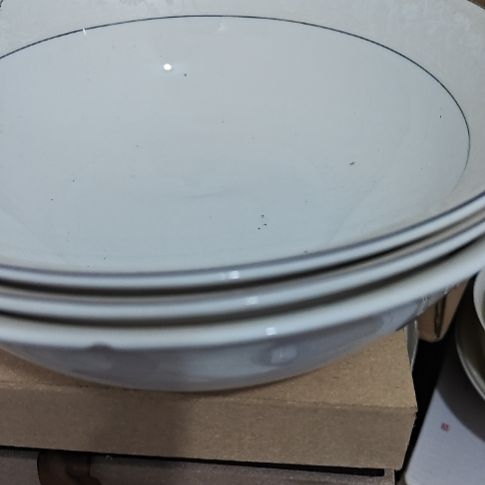 瓷陶瓷9寸大汤碗3个处理