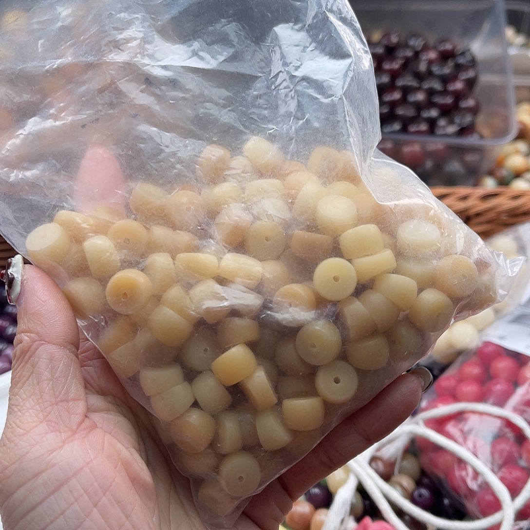 白玉菩提吊坠Z/11mm/100颗锅底