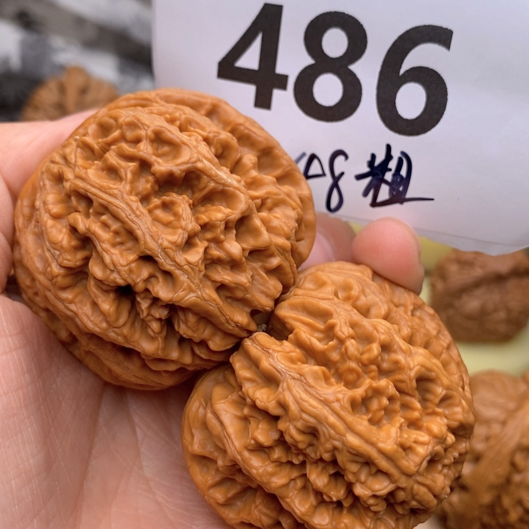 文玩核桃把件486号48粗筋