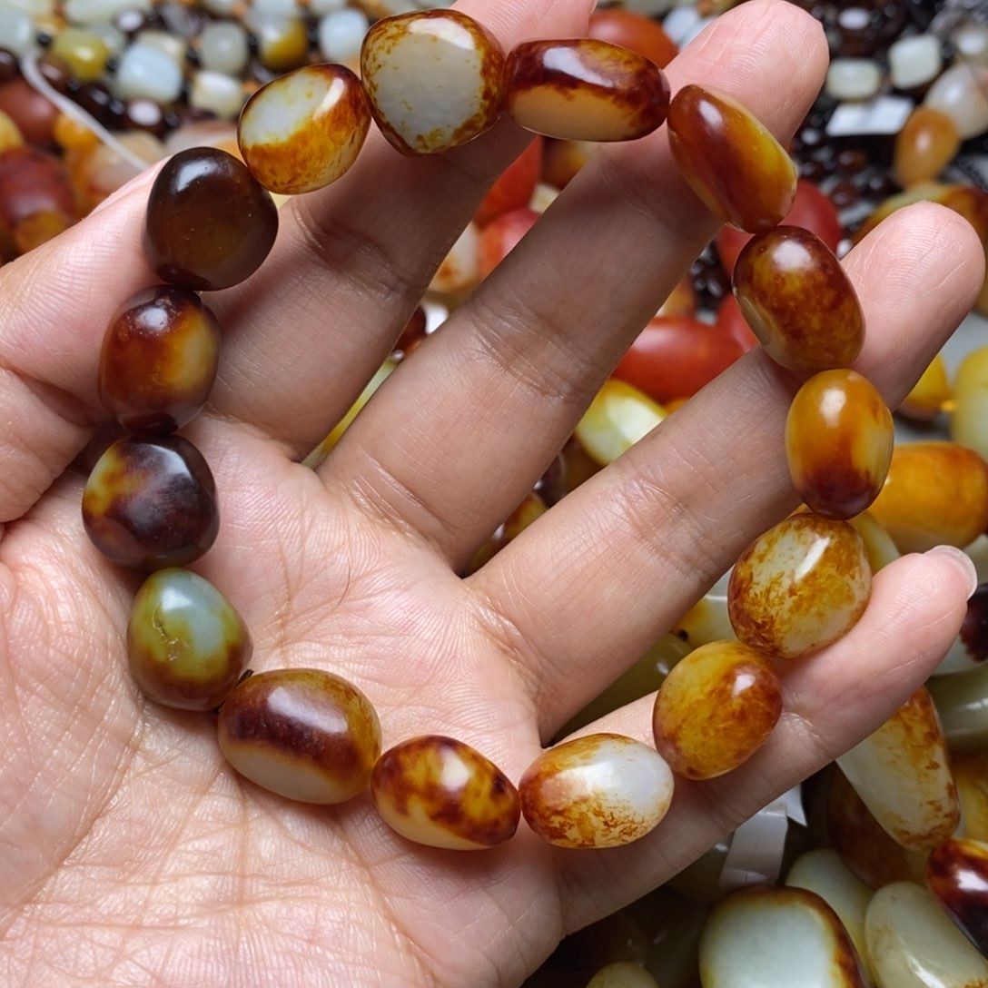 和田玉手链未镶嵌