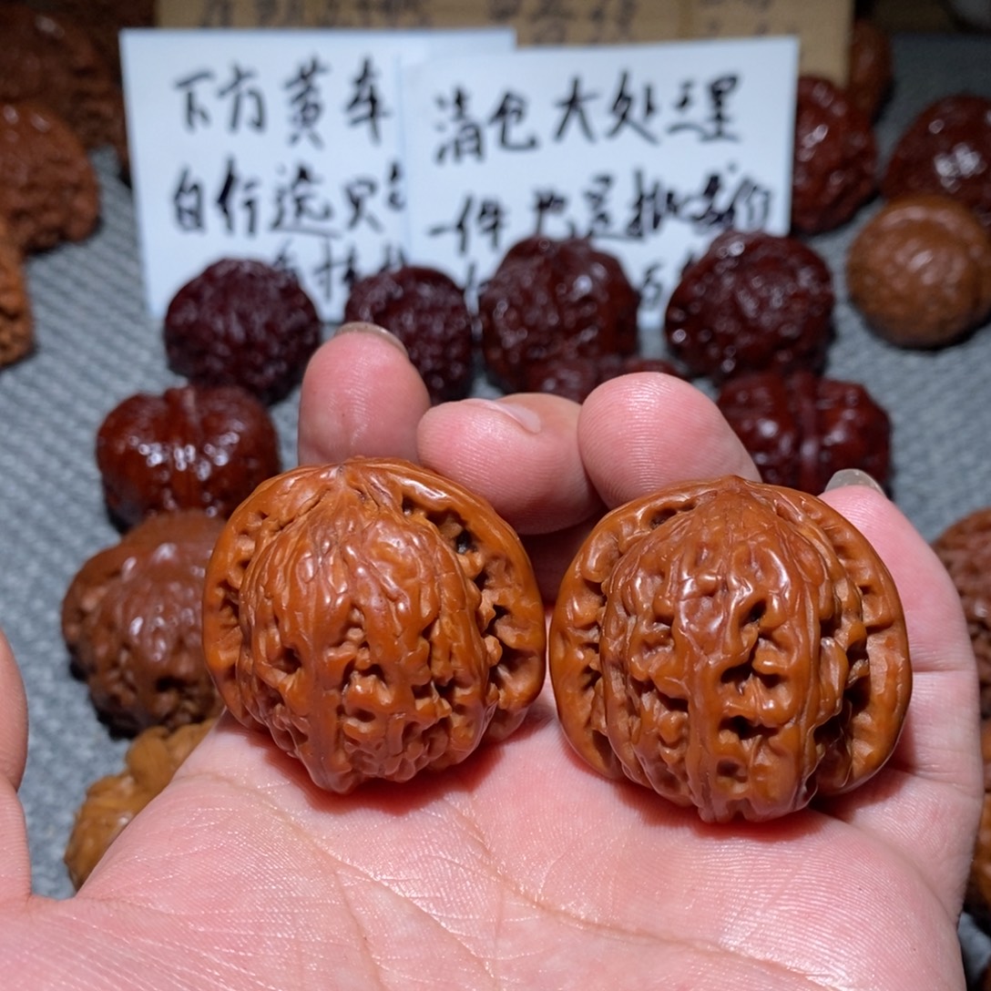 把件文玩核桃白狮子37