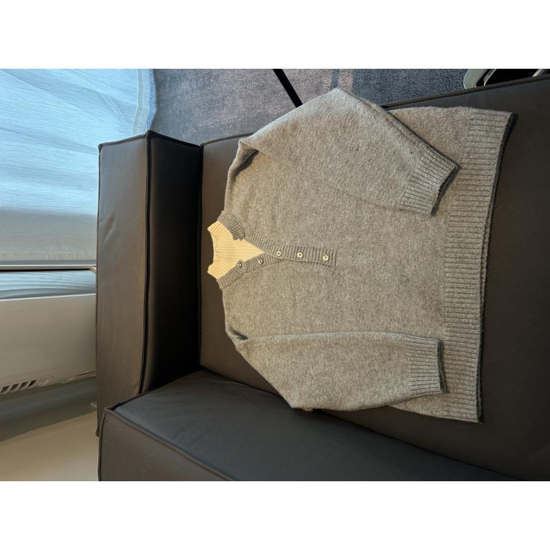 Z303【栗丽子专属】秋冬重磅羊毛混纺高领百搭简约假两件针织衫毛衣