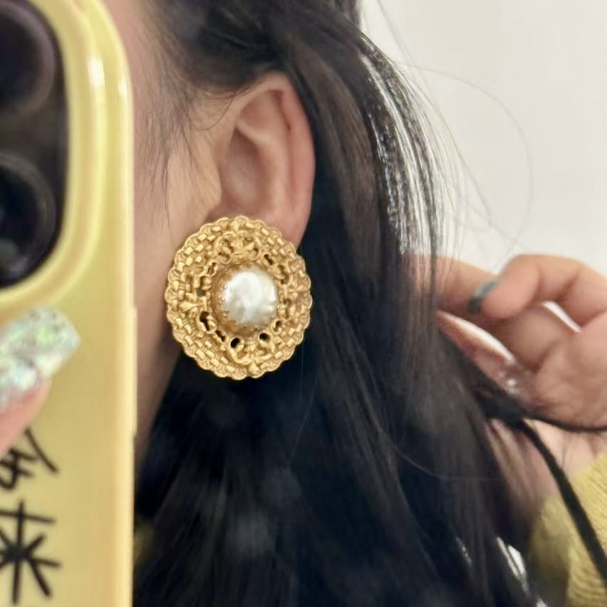 铜合金耳饰 中古 vintage