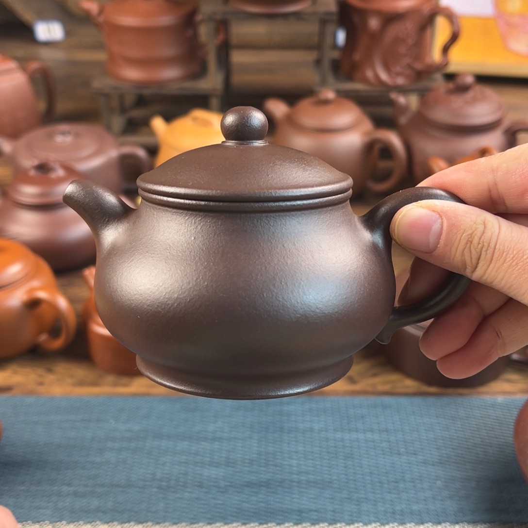 茶壶紫砂手工制作工艺精湛180cc