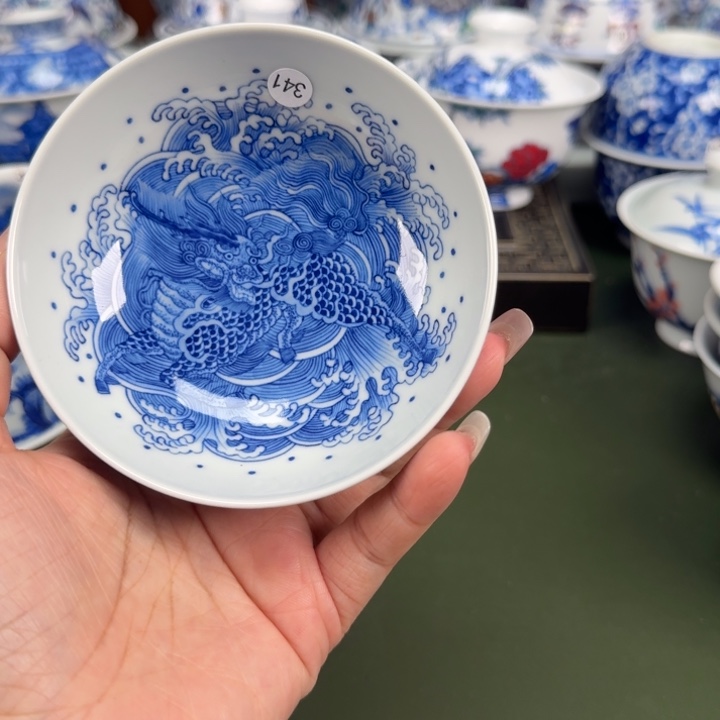 景德镇纯手工手绘茶器蒙蒙