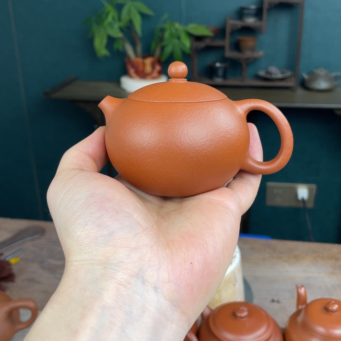 朱泥茶杯宜兴紫砂工艺