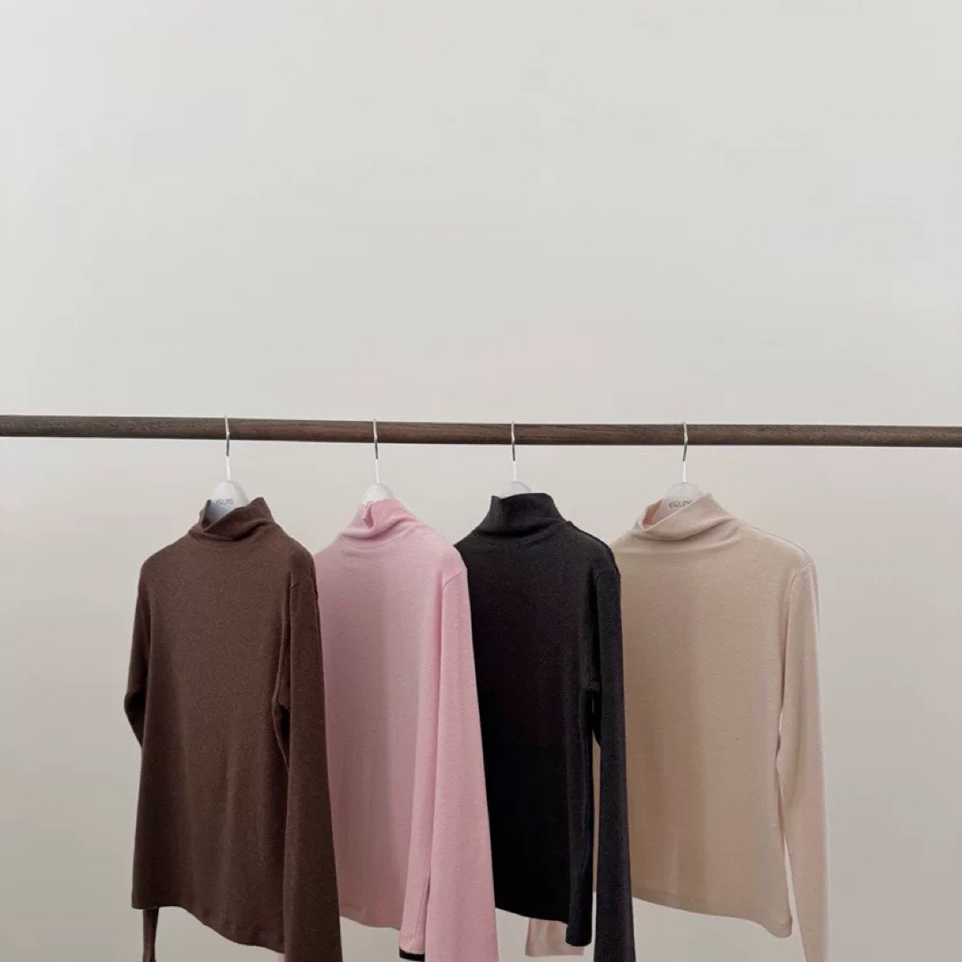 【小倩家】东大门eru冬季中高领厚长袖打底女～NO退换