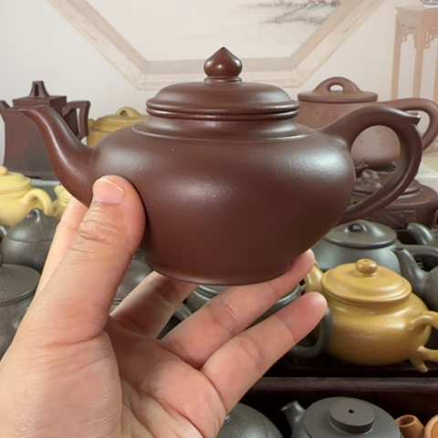 茶壶紫砂底槽清料220cc