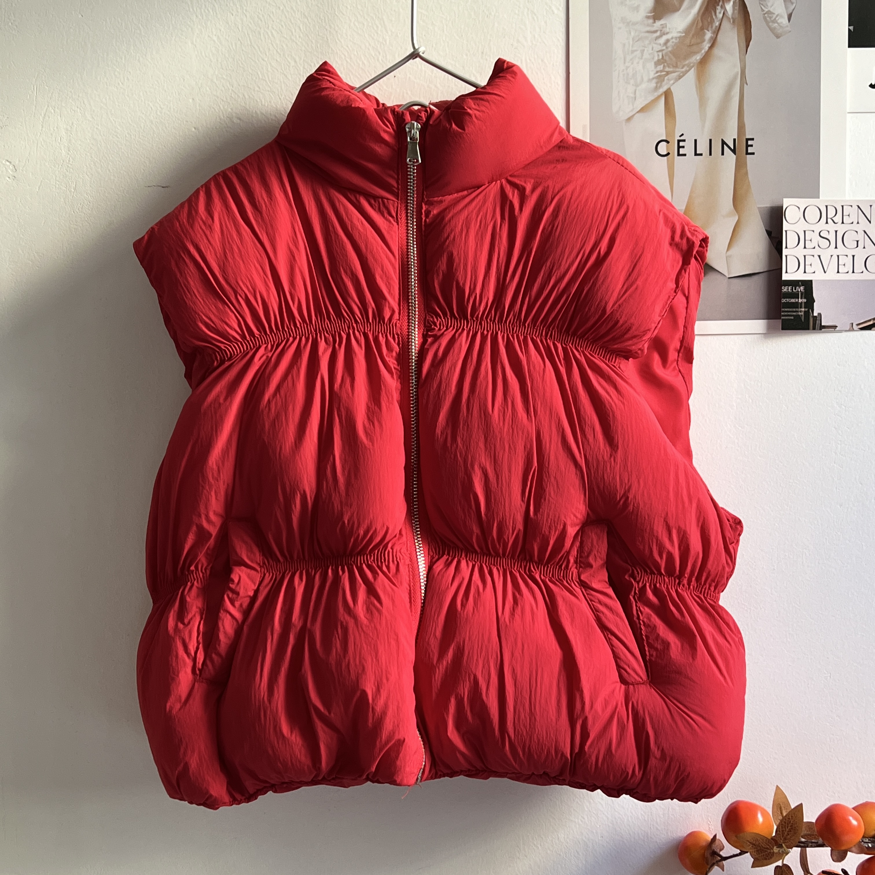 mini旦女童花苞棉马甲外穿冬装新款儿童加厚夹棉洋气保暖背心