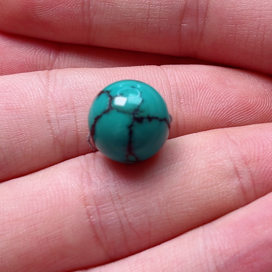 绿松石13.3圆珠未镶嵌