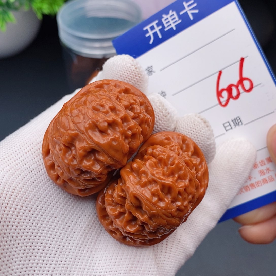 文玩核桃把件42宫灯606