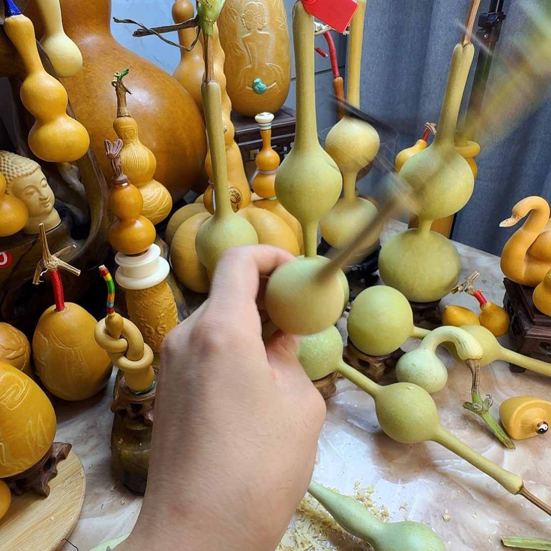 时**浅三庭葫芦手把葫芦