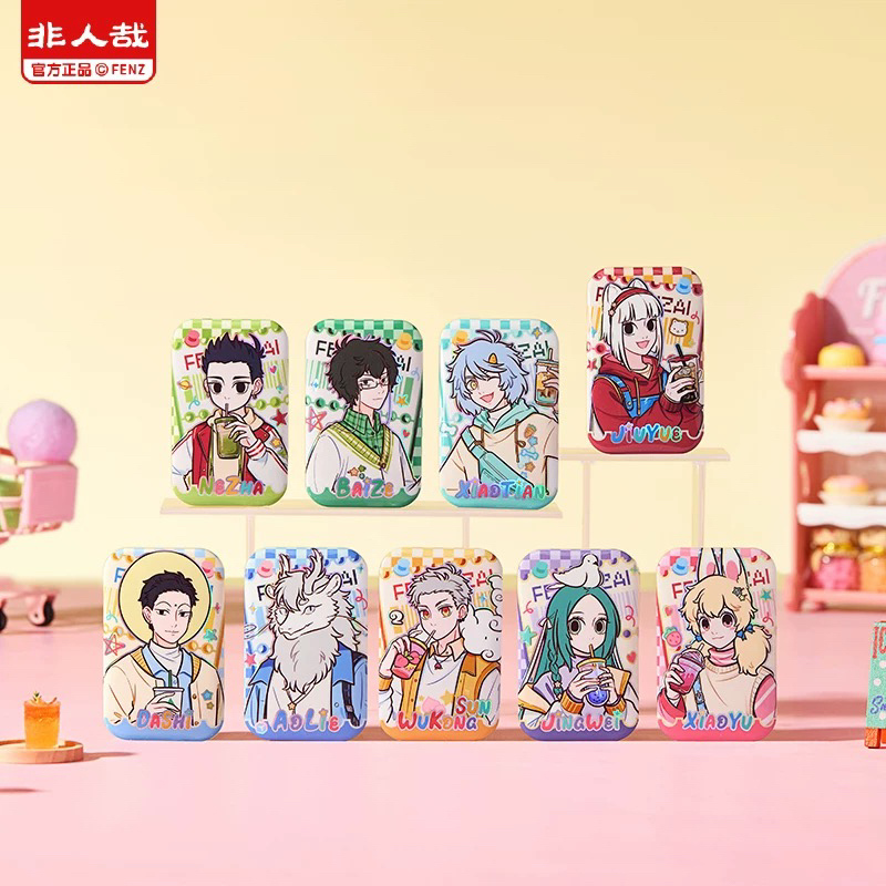 非人哉 半糖微甜系列徽章盲盒