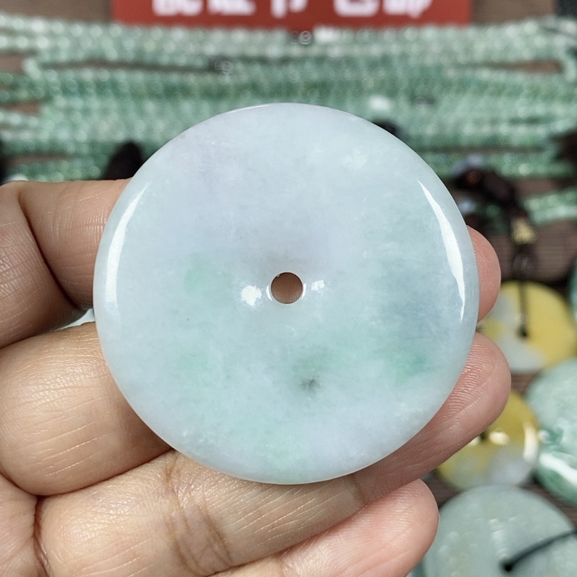 【闪购商品】翡翠颈饰未镶嵌玉吊坠翡翠玉平安扣