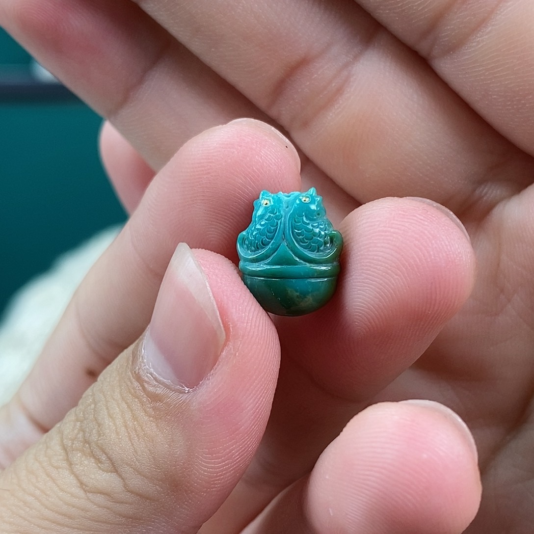 绿松石珠宝奇石未镶嵌