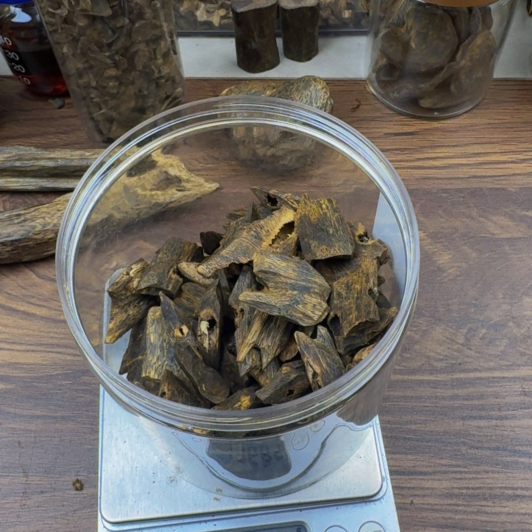 沉香碎屑沉香黄棋老料138克