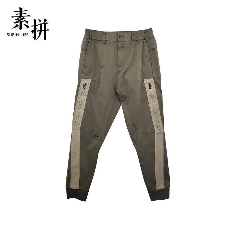 素拼休闲裤SPB01XK030A-SPB01XK030B