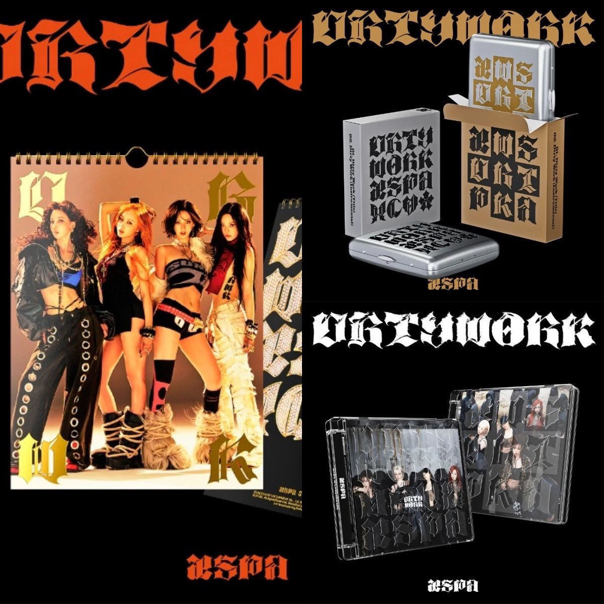 【国现】 aespa回归6月新专-  Dirty Work 全新未拆 正版 吒