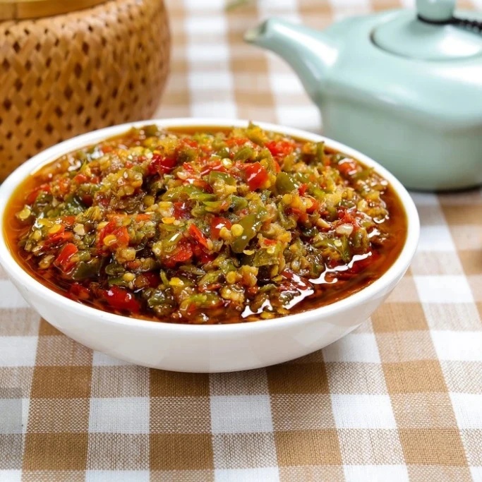 【百村千人】代卖农家农家制作 新鲜辣椒制作辣椒酱