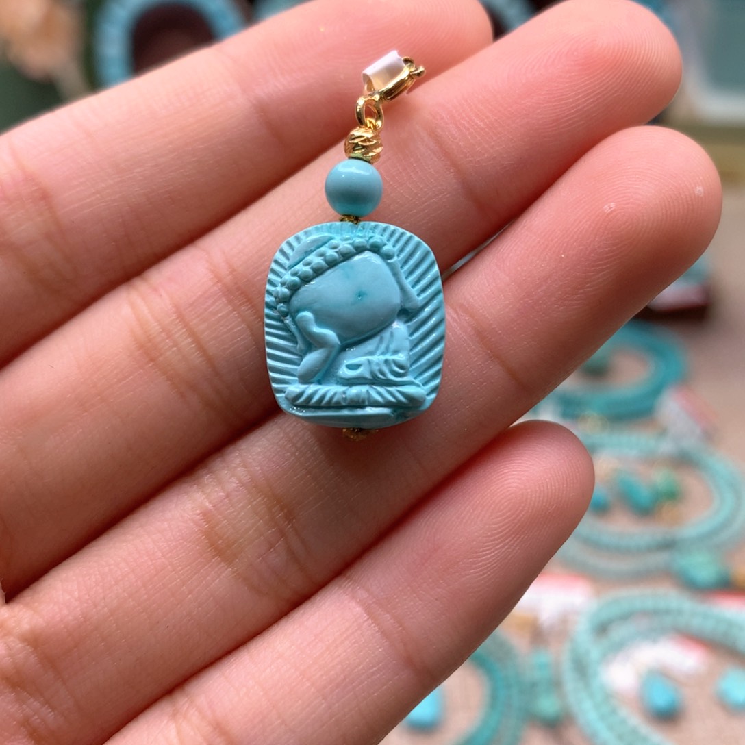 绿松石未镶嵌配饰