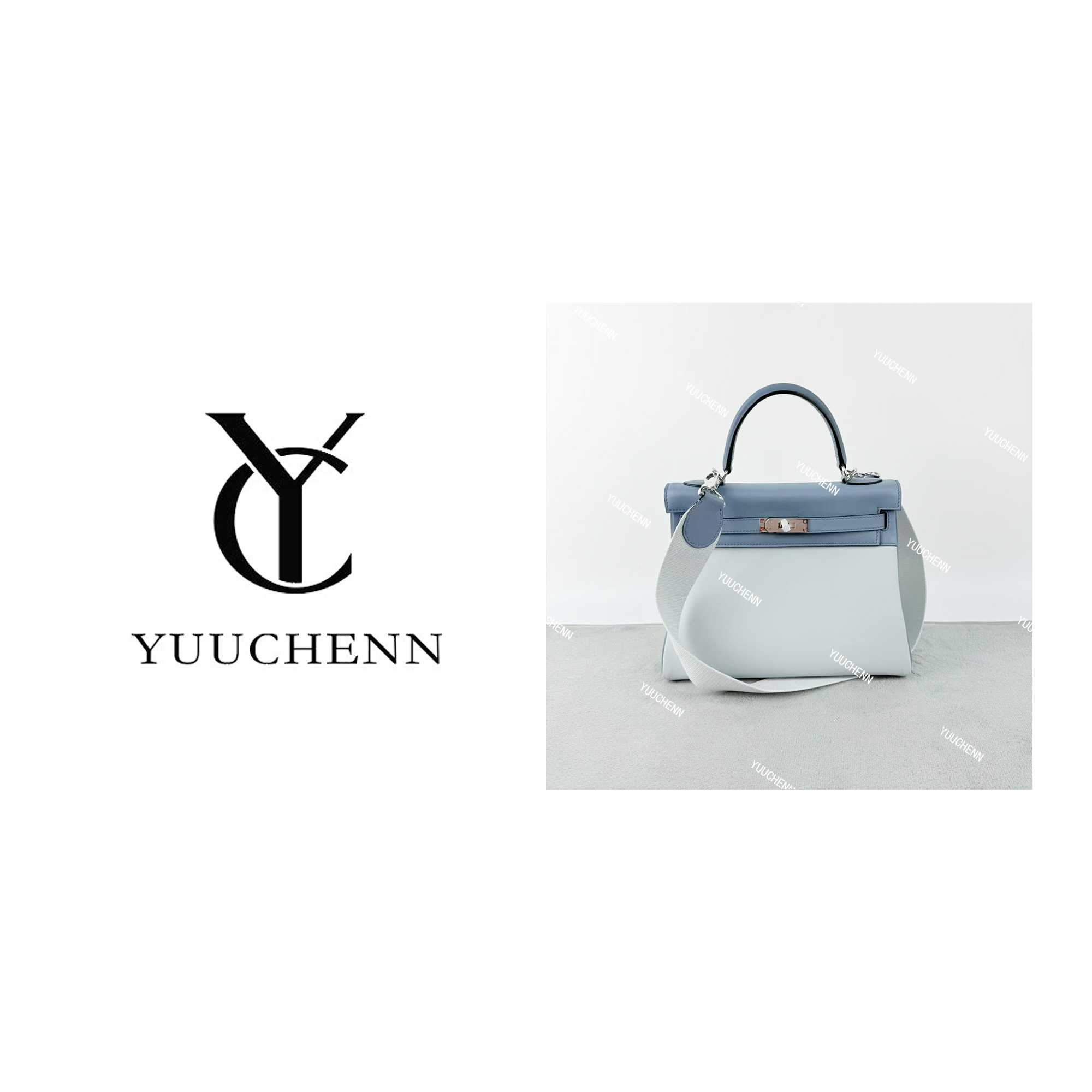 YUUCHENN/28cm原创设计高定真皮包 HH6069