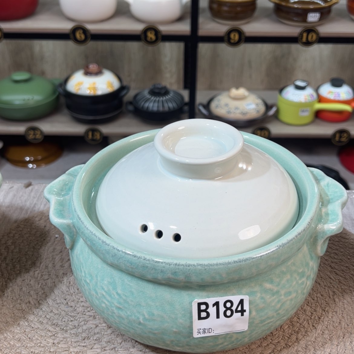 【闪购商品】2.2升粗陶砂锅微瑕疵品184